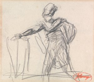 男（身元不明者） 作： George Romney
